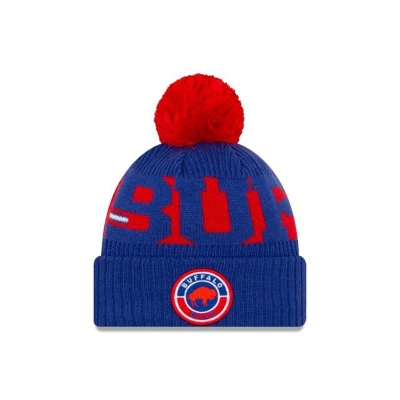 Sapca New Era Buffalo Bills NFL Historic Cold Weather Sport Knit Beanie - Albastri